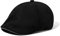 CLAPE Schirmmütze Herren Damen Schiebermütze Baskenmütze Flache Kappe Baumwolle Einstellbar Newsboy Cap Gatsby Mütze Schwarz Black NBAP2501