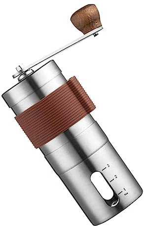 Didiseaon Manual Coffee Grinder Machine Stainless Steel Burr Grinder for Beans Hand Coffee Bean Portable Maker