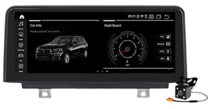 Android Autoradio for BMW Series 3/4 F30/F32/F35 (2013-2017) - 10.25 Pantalla táctil GPS Navigation, MP5 Multimedia Player, WiFi, 4G, DSP, Carplay Receiver