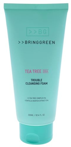 Trouble Cleansing Foam - Tea Tree Cica by Bring Green for Women - 10.14 oz Cleanser