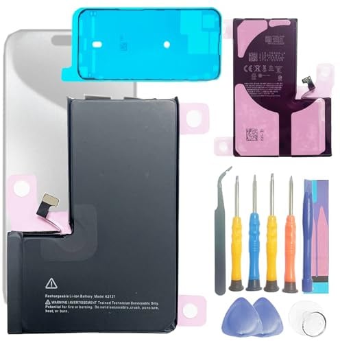 Batterie de rechange haute capacité pour Aousavo Phone15 pro max A3121 compatible avec iPhone 15 pro max A2849/A3105/A3106/A3108