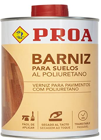 Proa. VITRIFICADOR AL AGUA MATE, Transparente. 750 ML