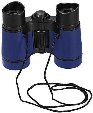 uxcell Spielzeug-Fernglas 4 x 30 kompakt, faltbar, stoßfest, mit Umhängeband, für Vogelbeobachtung, Wandern, Camping