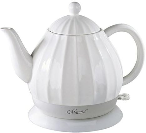 Maestro Kettle Bouilloire en céramique Blanc 1,2 l 1200 W