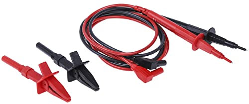 RS PRO Multimeter-Messleitungen Abgesichert mit Stecker rechtwinklig, Testleitung Set CAT III