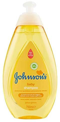 Johnson's 6 PZ Baby Shampoo con EROGATORE 750ML.Classico [ Totale 4500 ML ]