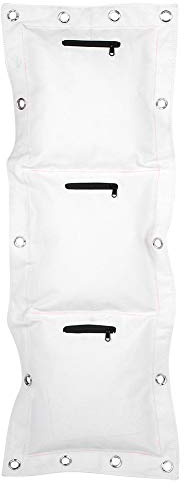 Caredy Wing Chun Kung Fu Wandtasche, Leinwand Wandtasche Kampfsportausrüstung Tasche Workout Sandsäcke Fitness Sandsäcke Sandsack Leerer Sandsack Ziel mit Reißverschluss(Dreifache Tasche)