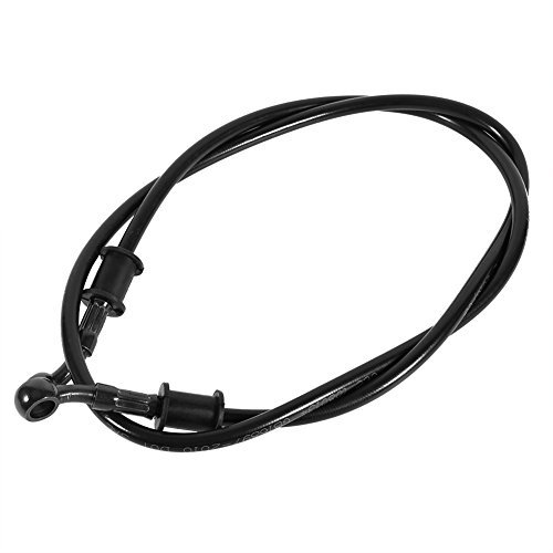 Linie Rohr, Kupplung Schlauch Hydraulisch Verstärkt Motorrad Stahl Bremse Kupplung Ölschläuche für Motocross Enduro(1200mm-Schwarz)