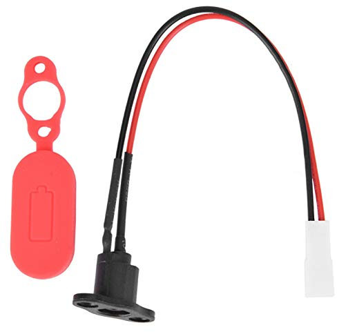 Yosoo Health Gear Electric Scooter Charger Port, Silicone Charging Port for M365, Battery Charger Connector Socket with Waterproof Cover, M365 Electric Scooter Accessory