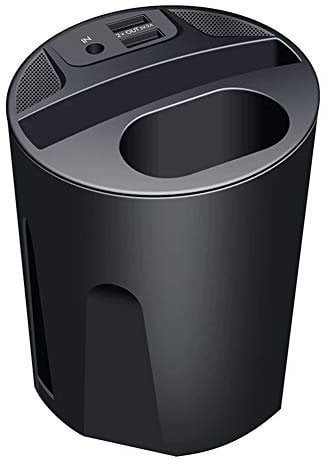 Wireless Auto Ladegerät,MoreChioce 10W 7,5W 5W Schnellladegerät Ladegerät Getränkehalter mit Dual USB-Anschlüssen Kompatibel mit AirPodsi phone11 ProXR XS Max X 8 Plus (Handybreite unter 81 mm)
