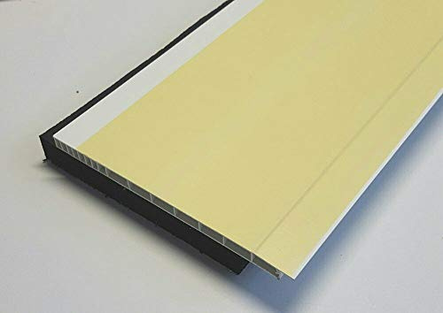 Menke Rollladendeckel Schallschutz mit Flex-Schaum & Schwerfolie 180 mm breit Rollladenkastendeckel Rollladendämmung (Tiefe 180, Länge 100 cm)