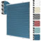 HOMEDEMO Wabenplissee Plissee ohne Bohren Klemmfix Verdunklung Thermo Zweifarbig Blau 85 x 120cm(BxH) Faltrollo 100% Blickdicht, Sonnenschutz & Schallschutz Plisseerollo für Fenster & Tür