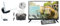 Easyfind Traveller Kit II inkl. 24 LED Camping TV (60,96 cm, HD Ready, DVB-T2/S2/C, EasyFind2, USB, PVR Ready, CI+, 12/24/230Volt, Sat-Flachantenne, Messgerät), 3215-A, weiß, flaches Design