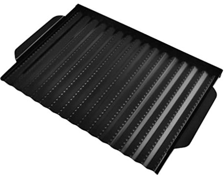 Cabilock Backgeschirr Grillzubehör Grillgeschirr Teppanyaki-heizplatte Essensteller Teppanyaki-kochplatte Kochgrill Grill Herd Pfanne Bbq-grillkorb Grillpfanne Rostfreier Stahl Grillplatte