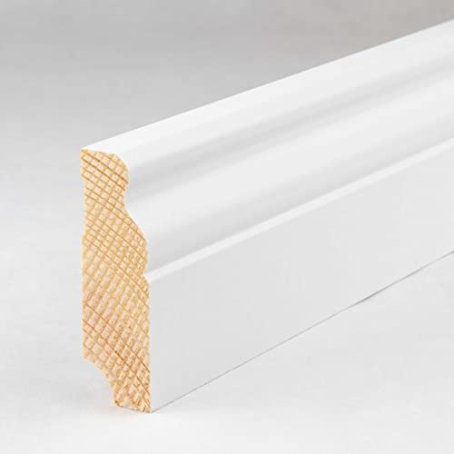 PROVISTON | plinthe moulurée bois massif | 19 x 60 x 2500 mm | pin blanc couvrant | 1 pièce