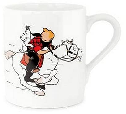 Collectible Mug Tintin Cowboy with Snowy in America Color (47990)