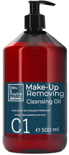 Anti-Aging Facial Cleansing Oil Feuchtigkeitsspendender Gesichts-Makeup Entferner (Waterproof) und Langanhaltende Wirkung: Trockene, Fettige, Empfindliche und Mischhaut - 500 ml