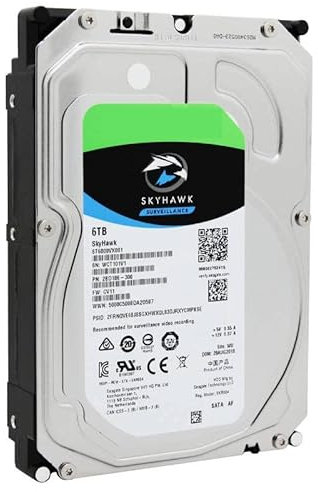 HDD For Skyhawk 6TB 3.5 SATA 256MB 5400RPM For Internal Hard Disk For Surveillance HDD For ST6000VX001