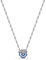 WEITING Blaue Stiefmütterchen-Blumen-Anhänger für Damen, Perlenanhänger, DIY-Modeschmuck, Gelbgold