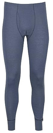 Dilling Long Johns mit Eingriff Herren Unterhosen Merino Thermo Unterwäsche für Wandern Outdoor Ski Baselayer