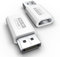 4K DisplayPort zu HDMI Adapter 2-Stück, JSAUX DP PC zu HDMI Monitor Konverter Video UHD 2K@120Hz,4K@30 DP Stecker zu HDTV Buchse Adapter Kompatibel mit Dell, Lenovo, HP,GPU, AMD, NVIDIA, Desktop -Weiß