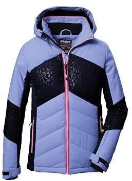 Killtec Mädchen Ksw 342 Grls Ski Qltd Jckt Skijacke/Jacke in Daunenoptik mit Kapuze und Schneefang