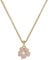 Ted Baker Petiies Painted Flower Pendant Necklace For Women (Gold Tone/Light Pink & Pearl)