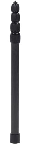 Perche à Selfie Longue Perche, Tige D'extension en Aluminium avec Filetage 1/4, Monopode D'extension 15,7-61 à 5 Sections pour Vidéographie pour Appareil Photo Reflex, Caméra