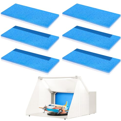 HolyMaji 10 Pieces Paint Spray Booth Exhaust Filter Pad, Airbrush Paint Booth Filter Replacement Paint Booth Intake Filters Compatible with Master, Paasche, Vevor, Vivohome