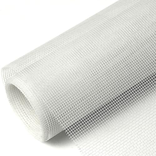 Timizi Maille Moustiquaire pour Fenetres 0.8x1m, Grillage Plastique Maille Fine Rouleau de Grillage, pour Porte et Fenetre. - Blanc