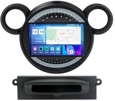 HCDZF Android 12.0 Autoradio Stereo per BMW Mini Cooper Countryman R56 R60 2010-2016 MP5 Lettore WiFi FM Split Screen Controllo del Volante Carplay Telecamera Posteriore,M150cp