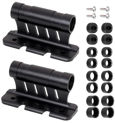 2 Pièces Support de Fixation de Fourche de Vélo avec Blocage Rapide pour Fourche à vélo pour Camion, Porte-vélo, Remorque pour 5/12/15x100mm 15x110mm