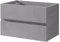 UEV Waschbeckenunterschrank hängend 75cm, Badezimmerschrank mit 2 Schubladen, Soft-Close-System, Waschplatz, Waschtischunterschrank, Waschtisch, Badmöbel für Gäste WC, dunkel grau