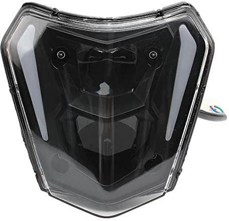 iFutniew Motorrad LED Scheinwerfer LED Scheinwerfer Dochte für EXC SXF SXS XC XCW XCF XCFW 125 150 250 350 450 530 690