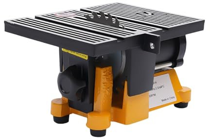 AOOUNGM Table Saw,Table Saws for Woodworking,Floor Standing Bench Saw, Table Top Sawbench with 3 Blades,4500RPM Router Table,Miter Saw