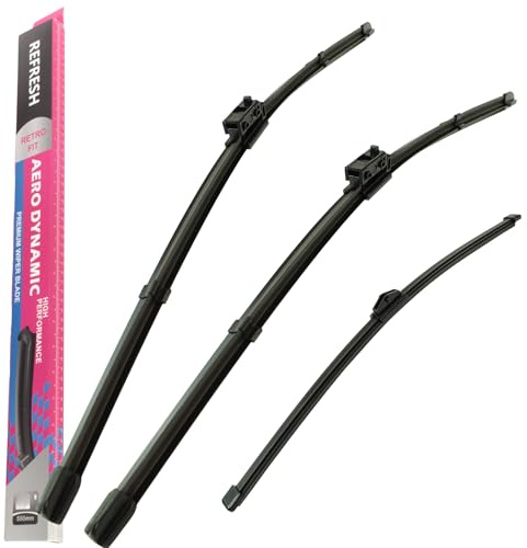 Fits Mercedes EQC 2019-2024 Front Rear Wiper Blades HY-020 222211Q Direct fit