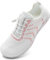 IceUnicorn Barfuss Schuhe Damen Fitnessschuhe Wasserschuhe Herren Strandschuhe Leichte Atmungsaktiv Sommer(Linie Rose,41EU)
