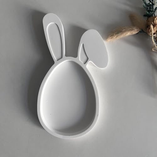 Silikonformen Gießformen Ostern,Silikonform Ostern Tablett Silikonform Hase Gießformen Silikon Gießform Ostern Giessformen Silikon Gießform Hase Silikonform Osterhase Karotte Gips zum Gießen (D)