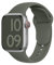 ELETTRONEO C1A Cinturino per Apple Watch Ultra 2 49mm, Serie 10 46mm, 9 8 7 45mm 41mm, SE 6 5 4 44mm 40mm, 3 2 1 42mm 38mm Donna Uomo Band Bracciale Sport Silicone,Verde Militare