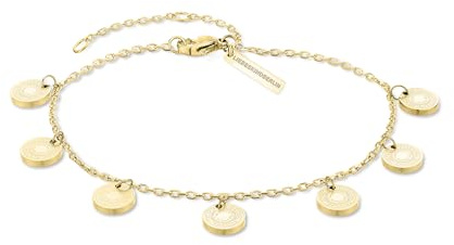 LIEBESKIND BERLIN Damen Schmuck mit Coin Anhängern – Ketten, Armbänder und Ohrringe Mit Liebeskind-Coin aus Edelstahl - In verschiedenen Farben – Moderner, vielseitiger Schmuck