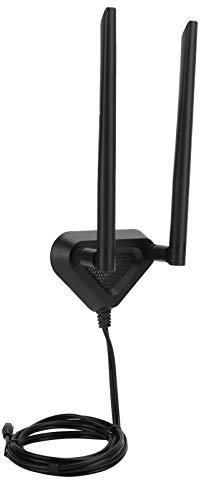 Generic Cable de Extensión RP-SMA, Antena de Enrutador de Extensor de Antena WiFi con Base de SMA de de Cable de Extensión de 1,1 M (Cable de extensión Base + Antena 8DB)