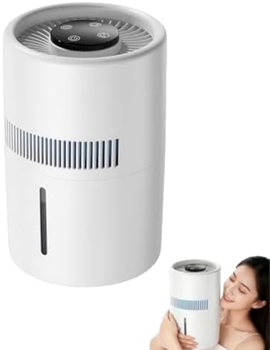 Osmo AirMistify Pro 2-in-1 Luftreiniger & Luftbefeuchter – 4L Wassertank, 5W Leistung, leiser USB-Adapter für Schlafzimmer & Büro