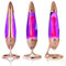 Mathmos Neo Lavalampe für Kinder und Erwachsene (Kupfer - Violett/Pink)