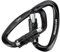 BRAVESHINE 2 Pack Carabiner Clip Heavy Duty, 12KN Auto Locking Carabiner, Twist Lock Carabiner Keyring, D Clips Hook for Hiking, Camping, Hammock, Dog Lead, Swing