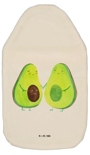 Mr. & Mrs. Panda Wärmflasche Avocado Pärchen - Geschenk, Gesund, Liebe, Kleine Wärmflasche, Wärmflaschenbezug, Vegan, Avocuddle, Babyparty, Hochzeit,