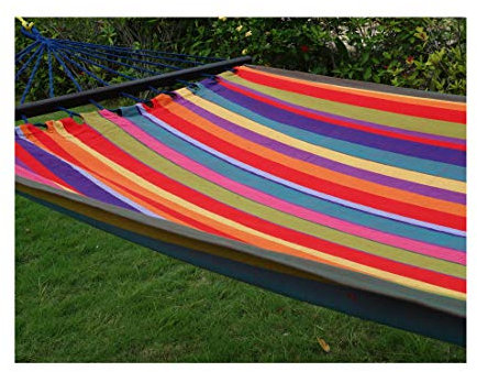 Exporsal Hängematte Rainbow mit Spreizstab Länge 295 cm aus Baumwolle