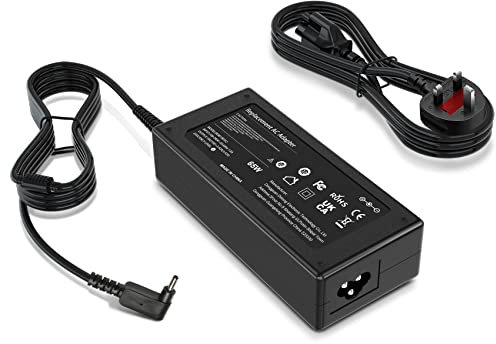 BIUBOTY Charger for Acer 65W Laptop Charger for Acer Chromebook 11 13 14 15 R11 CB3 CB5 C720p CB3-131-C3SZ CB5-571 Acer Swift 1 3 5 SF314-51 SF315-41 Acer Aspire One Cloudbook 11 14 Laptop Power Cable