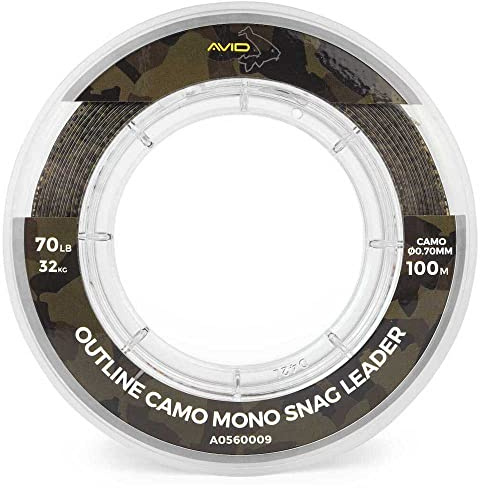 Avid Carp Outline Camo Mono Angelvorfach, 100 m