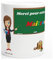 pot à crayon maîtresse tableau à offrir à la maîtresse de votre enfant pour un anniversaire une fête ou tout simplement pour la joie d'offrir, blanc
