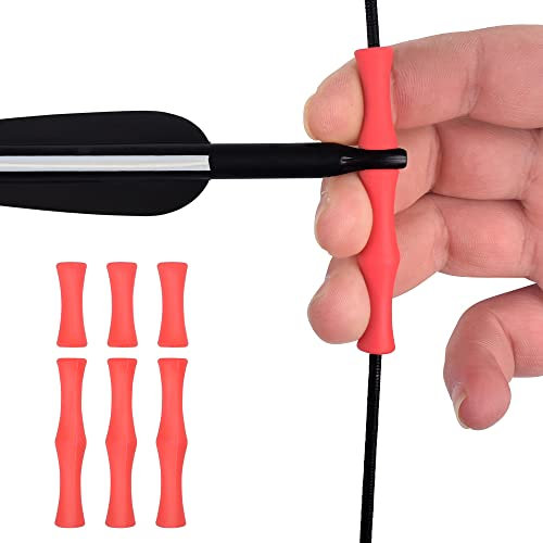 NIKA ARCHERY 3 Stück Bogenschießen Bogensehne Fingerschoner Bogensehne Finger Schutz Sparer Fingerschutz für Jagd für Jugend Erwachsen Anfänger schießen Recurve-Bogen-Schutzwerkzeug